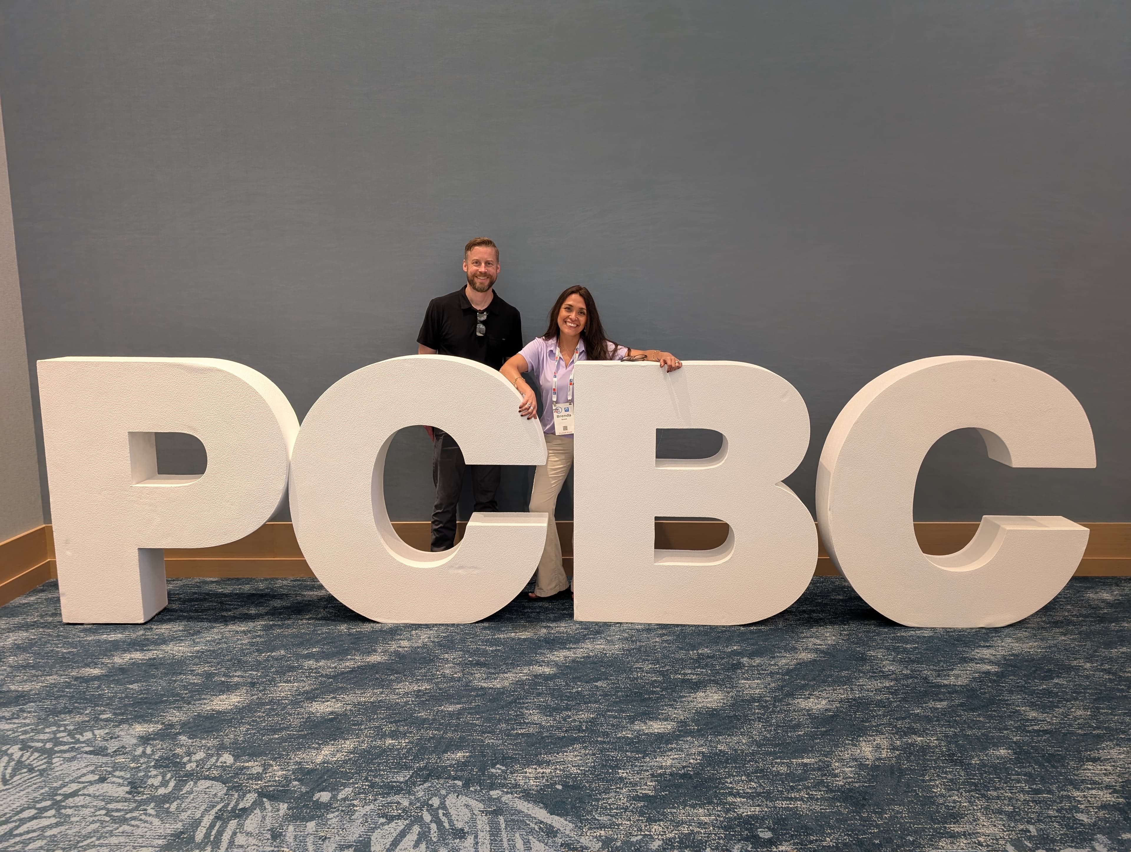 Brenda Booth and Con O'Donnell at PCBC