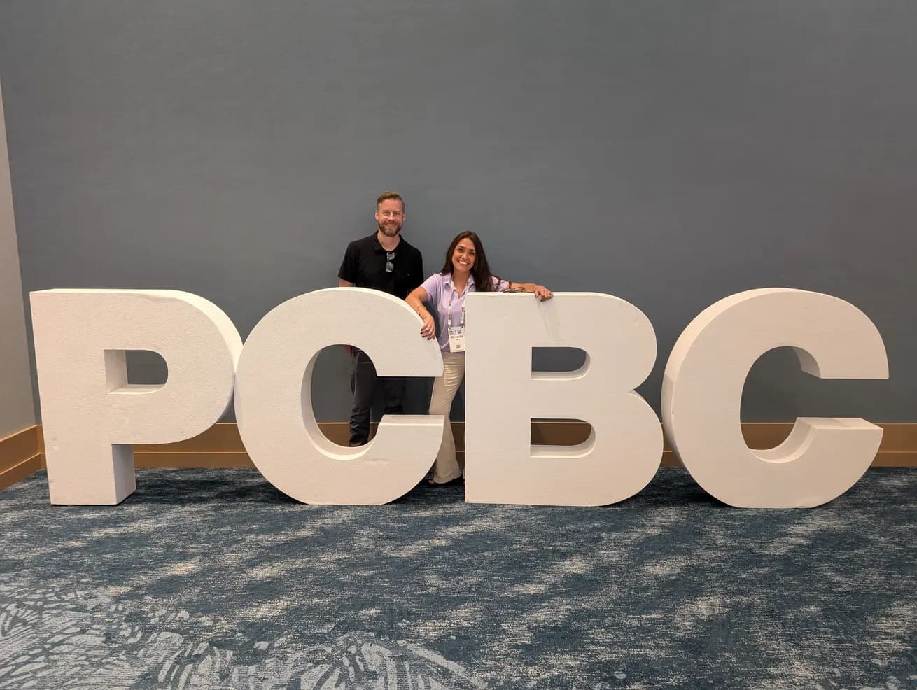 Brenda Booth and Con O'Donnell at PCBC